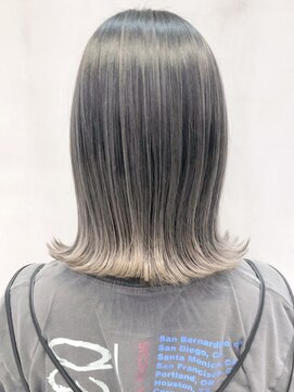 アルバム 銀座(ALBUM GINZA) くびレイヤーレイヤーロングニュアンスカラー_ba317243