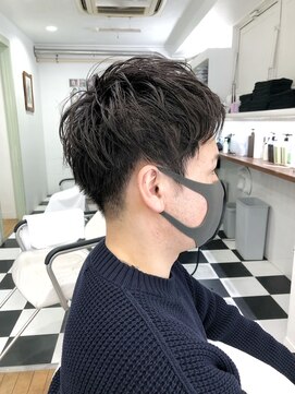 ヘッズ 本八幡店(HEADS) MEN'S HAIR  センターパート　サイドパート　韓国マッシュ