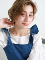 スリール バイ ミリー 江坂(Sourire by milly)&nbsp;【Sourire江坂】ショートパーマプリカールシルキーベージュ