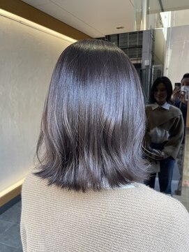 シィーム(cime) ブリーチなしのくすみベージュカラー☆