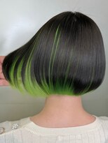 マックス フォー ヘアー(MAX FOR HAIR) 綺麗なラインのボブ×インナーカラー
