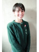 フィルドール(fild'or) 〈黒髮ショート〉シースルーバング+マッシュなショートスタイル