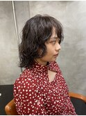 ボブウルフパーマ