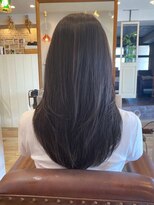 レガロヘアーデザイン(Regalo hair design)&nbsp;Regalo☆レイヤーカット×縮毛矯正×ダークグレージュ