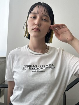 ロンドカスティーヨ 四日市(Lond castillo) 【futaba】ボブ/切りっぱなしボブ/デザインカラー