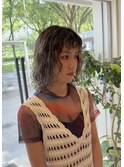 ブリーチ2回履歴にパーマ。