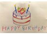 Happy birthday ありがとう☆