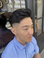 フォーコーナーズ(Four Corners)&nbsp;サイドパート/七三分け/フェードカット/バーバー