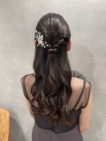 シャルムバイケンジ(Charm.by KENJE)&nbsp;【ハーフアップ】結婚式/二次会/同窓会/銀座/有楽町/ヘア