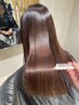 艶髪髪質改善＋縮毛矯正　￥17000