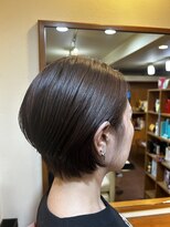ナンバービー(no.B) 似合わせカットアースカラーのショートボブ