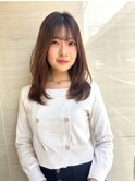 ★20代30代40代50代曲がる縮毛矯正小顔似合わせミディアムヘア