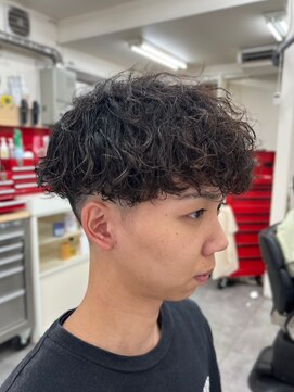 ヘアーサロンサトウ フェード＆パーマ ＃理容室＃平井＃バーバー＃パーマ