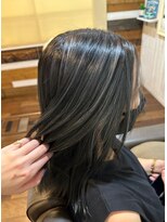 エニー(ENi)&nbsp;くびれヘア/アプリコットオレンジ/ハイライトカラー/辻堂