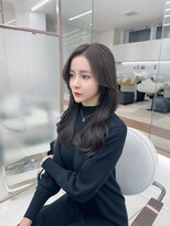 コア銀座メゾン(COA GINZA Maison)&nbsp;髪質改善レイヤーカット前髪カット顔周りレイヤー暗めカラー銀座