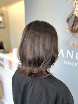 オレンジポップ 南行徳店(ORANGE POP)の写真/気になりだした白髪も自然に!髪の状態に合わせてご提案させて頂くので頭皮が敏感な方にもオススメ。