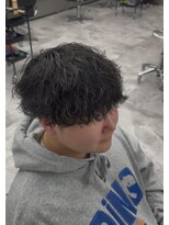 オムセラ(HOMME SERA) 【RIKU】 シャドウパーマ×ケアクリームパーマ