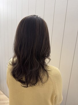 アドラーブル 万代店 (adorable) 大人美人艶【ハイライトカラー】小顔カット透明感レイヤーロング