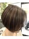 庵 ヘアー(hair)の写真/グレイカラーでもおしゃれを！透明感と艶やかさで輝く大人髪へ☆