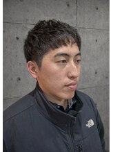 サンキスビューティースタジオ 千葉中央(Sunkissed beauty studio)&nbsp;MEN’S/リバースセンターパート/ニュアンスパーマ/千葉/千葉中央