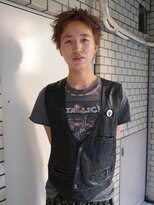 メンズシー 梅田(Men's SIE)&nbsp;黒髪から1ブリーチでブラウンベージュカラー