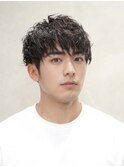 ツイストスパイラルパーマ/ショート/ビジネス/メンズパーマ