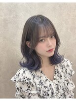 エニル 春日部店(enil)&nbsp;◎ブルーバイオレットカラー/グラデーション/韓国ヘア◎