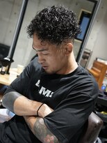 メッツ 原宿(METS)&nbsp;MEN'S/ギャングスパイラル×フェード/メンズパーマ