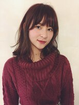 マグノリア(MAGNOLIA) ちょっぴりモードな毛先踊るミディアムレイヤー