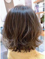 ハク アトリエ(HaKU atelier)&nbsp;ウォーターフォールバレイヤージュ外ハネボブエモージュ