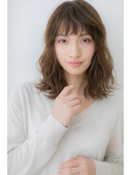 カバーヘア 上尾西口店(COVER HAIR) セミウェットでグラマラス無造作小顔セミディZ上尾20代30代40代