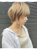 20代30代大人かわいい☆無造作レイヤーひし形マッシュショート