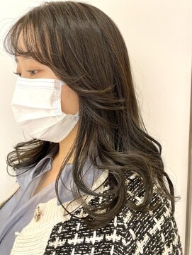 アピッシュ ギンザ(apish ginza) tomo【髪質改善オイルカラー　オリーブベージュ