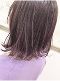 透明感◎パープルアッシュカラー