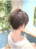 ミニウルフレイヤーカット顔周りカット前髪カットショート/大宮