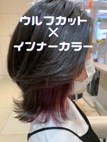 アッシュ 関内店(Ash) ウルフカット×インナーカラー
