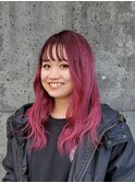 外ハネゆる巻きスタイル