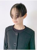 刈り上げハンサム_アースカラーくびれヘアツートンカラー_28575