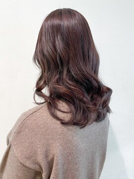 アルバム 新宿(ALBUM SHINJUKU) ピンクブラウン_アースカラーくびれヘアツートン_ba372962