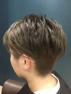 ヘアサロンアンドヘアメイクディー(hair salon hair make D) 仙台D　デザインカットツーブロックハンサムショートstyle
