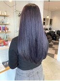 20代30代髪質改善トリートメント透明感ロングラベンダーカラー
