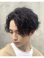 フィフス トウキョウ (fifth TOKYO)&nbsp;メンズマッシュウルフ波巻きパーマツイストスパイラルパーマ