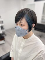 ミステル(MISTEL)&nbsp;インナーカラー　ブルー