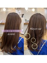 ロミー 本厚木(ROMMY.)&nbsp;オール世代◎ワンカールで大人可愛いレイヤーカットROMMY.荻野
