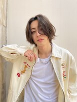 メーヴェ(Mowen)&nbsp;mowen 南堀江　メンズ　ナチュラル　センターパート　韓国風