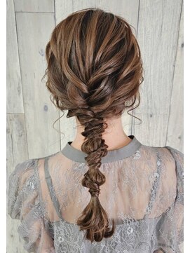 ラピスラズリ(Lapis Lazuli) あみおろし　5【タイト】（ヘアセット専門店　下通　熊本）