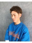 メンズショート×ショコラブラウン