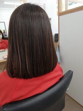 ラポールヘア北谷店 輝髪矯正。カラー