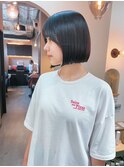 地毛風カラー/ナチュラルレイヤーカット/ショートボブ[船橋]