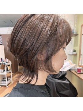 アローズ 栄町店(HELLO'S) 《HELLO'S 栄町店》 インナー × ボブウルフ 【佐藤 翔太】